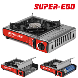[107.640.73783] Fogão Portatil Gás 1 Queimador 2200W 36X32X12Cm Super-Ego   