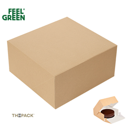 [107.268.10] Caixa Cartão Kraft Sem Janela 17X14X11,5Cm  50 Unid         
