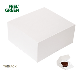 [107.268.11] Caixa Cartão Branco Sem Janela 17X14X11,5Cm  50 Unid        