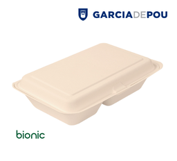 [107.253.77] Caixas 2 Compart. Bionic 940Ml 25,5X16,5X7Cm 50 Unid.       