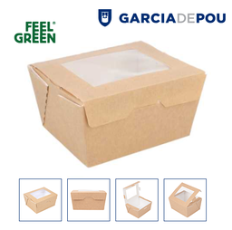 [107.253.61] Caixa C/Janela Thepack 780Ml 11,2X9X6,4Cm 50 Unid.          
