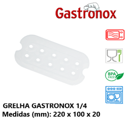 [107.787.12404] Grelha Perfurada Para Caixa Hermetica 1/4 Denox             