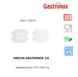 [107.787.12374] Grelha Perfurada Para Caixa Hermetica 1/6 Denox             