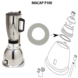 [381.C0007F310] Junta De Suporte De Motor P100 C0007F310 Macap              