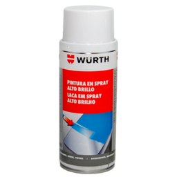 [AA1.0893369010] Laca Spray Branco Brilhante Ral 9010   400Ml Wurth          