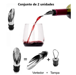 [107.873.U411489.2] Conjunto De 2 Vertedores Anti-Pingo C/Rolha                 