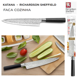 [107.690.5427841] Faca De Cozinha 20.5Cm Linha Katana Richardson Sheffield    