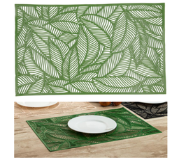 [107.690.5425015] Toalhete Individual 30X45Cm Folha Verde Habitat             