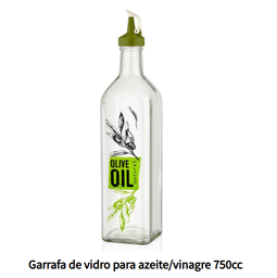 [107.680.131904200] Garrafa De Vidro Para Azeite/Vinagre 750Cc                  