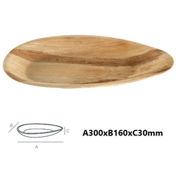 [107.875.1010240] Travessa Barcol Folha De Palma 300X160X30Mm Pack 25 Unid.   
