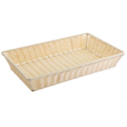 [107.07340830655] Cesto Gn 1/1 Pp Natural 52,5X32,5X8Cm                       