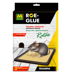 [107.640.06346] Roe-Glue Ratoeira Adesiva Para Ratos 2Un. 231556 Massó      