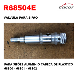 [107.688.R68504E] Valvula P/Sifão Alum. Cabeça Plast. 68500-68501-68502 Lacor 