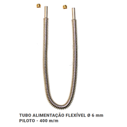 [Q01.20172848] Tubo Inox Alimentação Flexível Ø 6 Mm Piloto - 400 M/M      
