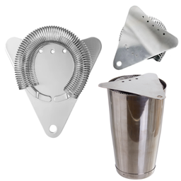 [107.0432792000] Coador Cocktail Triangular Inox 10,7X11,5Cm                 
