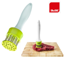 [107.676.728200] Amaciador De Carne 24 Bicos Em Inox 21X6Cm Ibili            