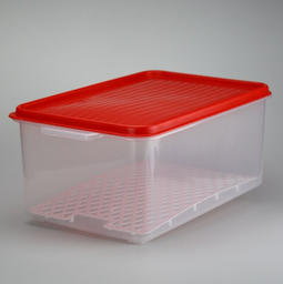 [107.673.022.0015] Box Prestige 40_Vermelha C/Rede Interior 7 Lts 300X195X145Mm