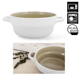 [107.690.7824062] Tigela Sopa 50Cl Bl/Nature Vita Ceramica Grés Qd            