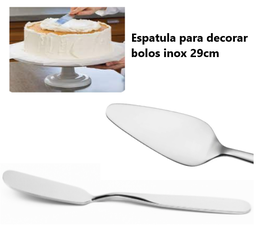 [107.873.ESPBOLOI29] Espatula Para Decorar Bolos Inox 29Cm                       