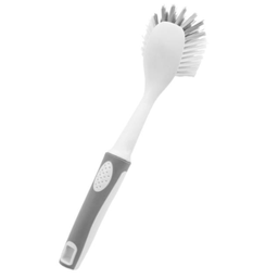 [107.680.120131544] Escova Para Louça Com Cabo Branco E Cinza 27,5Cm            