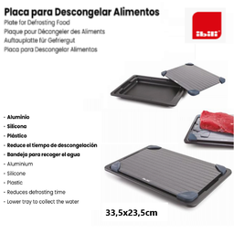 [107.676.724450] Placa Para Descongelar Alimentos 33,5X23,5Cm Ibili          