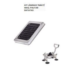 [107.04343877101] Kit Lâminas 7Mm P/ Maq. Palitar Batatas 0434387710          