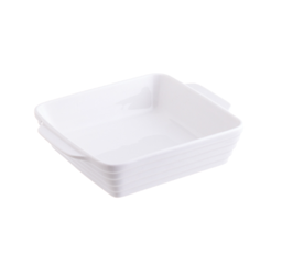 [107.0230532839] Assadeira Quadrada Porcelana 0,5L 18X15X3,7Cm               