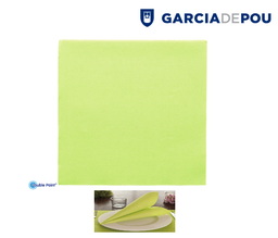 [963.131.95] Guardanapos Double Point33X33Cm Verde Anis 50 Unid          