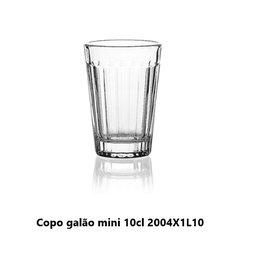 [107.2004X1L10] Copo Galão Mini 10Cl 2004X1L10  5,5X8,4Cm Crisal            