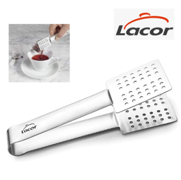 [107.688.68079] Pinça Para Saquetas De Chá Em Inox 14Cm Lacor               