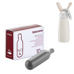 [107.889.630548] Conjunto De 10 Recargas Para Sifão De Chantily Tescoma      