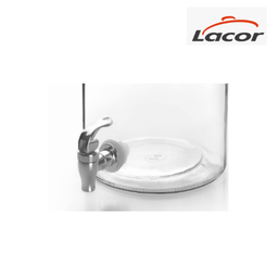 [107.688.R61951A] Torneira Plastica Para Frascos De Vidro Furo 16Mm Lacor     