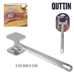 [880.BQ01018772905] Martelo Amaciador De Carne Aluminio 22,5Cm Quttin           