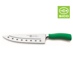 [107.206.T123.20] Faca Para Cozinheiro C/Orificios 20Cm Cb Verde.Primtech     