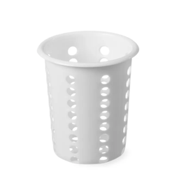 [107.650.871201] Cesto Para Talheres Plastico Branco Pp  97X137Mm            