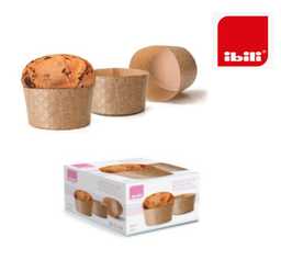 [107.676.746509] Molde Panettone Descartavel 900 Gr. 18X11,5Cm 5 Unid. Ibili 