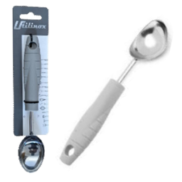 [107.873.411419] Colher De Gelado Inox C/Cabo Plastico 21Cm                  