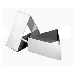 [107.873.72160] Conj. 2 Aros Inox De Empratar Triangular 8 E 10Cm Alt. 4,5Cm