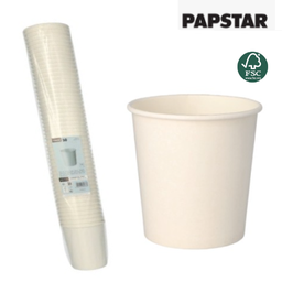 [107.881.85373] 50 Tigelas De Cartão Redondas Brancas 470Ml Ø 9,9X9,9Cm     