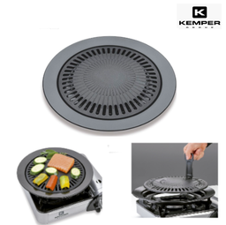 [107.640.73646] Grelha Anti-Aderente Para Fogão Portátil Ø31 X 4 Cm Kemper  