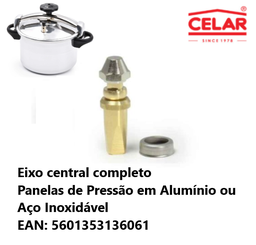 [107.900.136-06] Eixo Central Completo Panelas De Pressao Celar              