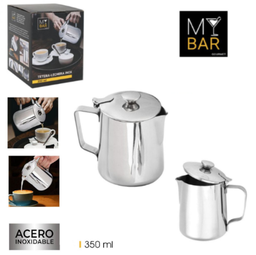 [880.BY01019978115] Leiteira Inox Com Tampa 350Ml Mybar                         