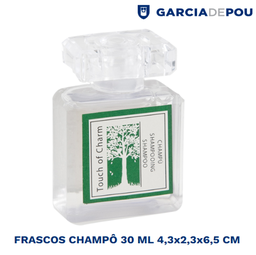 [107.218.61] Frascos Champo 30Ml 4,3X2,3X6,5Cm Touch 50 Unid Garcia      