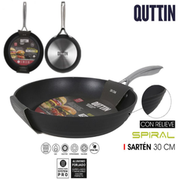 [880.QT-878SP030] Frigideira Aluminio Todo Calor 30Cm Spiral Quttin           