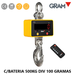 [100.GRAM-C3-500KG] Balança De Gancho Gram-C3  500Kg Div 100 Gramas             