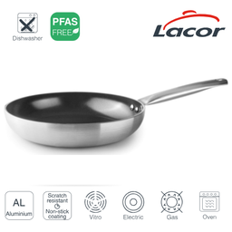 [107.688.14836] Frigideira Garinox Vulkan Aluminio C/Aa 36X5,8Cm  Lacor     
