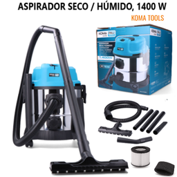 [109.640.07925] Aspirador Seco / Húmido, 1400 W  Koma Tools                 