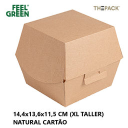 [107.277.81] Concha Hamburguer  Xl  14,4X13,6X11,5Cm Cartao 50 Unid      