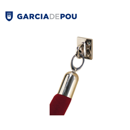 [107.162.96] Gancho De Parede Para Corda Cor Inox ( 1 Unidade ) Garcia   