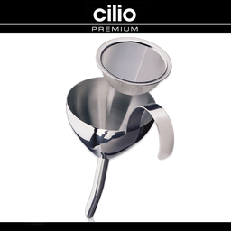 [107.200607] Funil Para Decantação 200607 Inox C/Filtro (Cilio)          